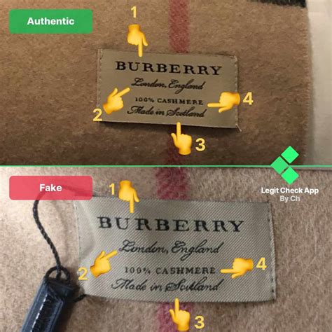 vintage burberry scarf real vs fake|authentic burberry scarf tag.